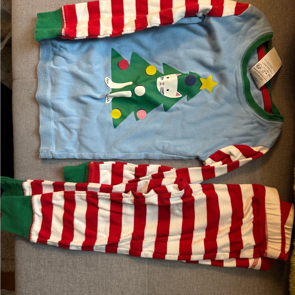 Mini Boden Pajama Set with Festive Design